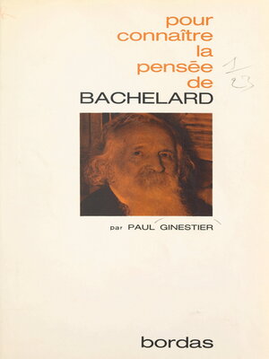 cover image of La pensée de Bachelard